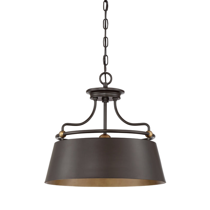 Quoizel FV2818WT Three Light Pendant, Western Bronze