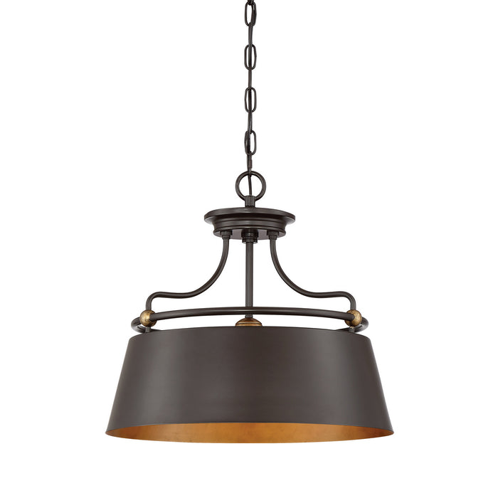 Quoizel FV2818WT Three Light Pendant, Western Bronze