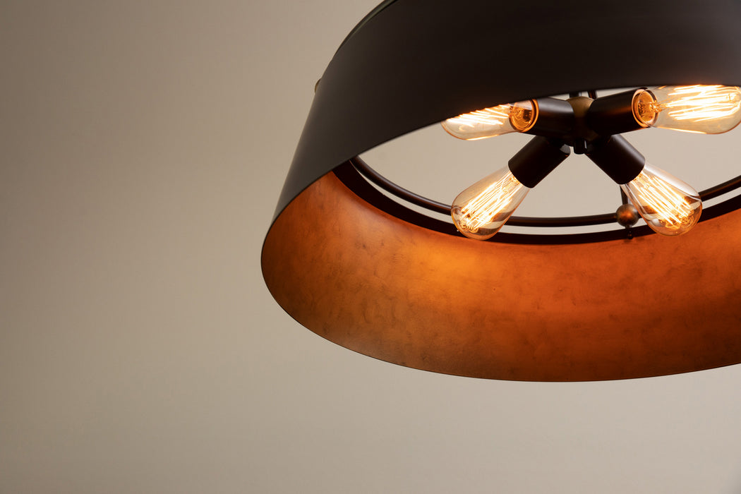 Quoizel FV2824WT Four Light Pendant, Western Bronze