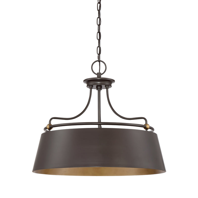 Quoizel FV2824WT Four Light Pendant, Western Bronze