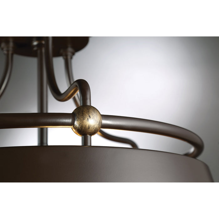 Quoizel FV2824WT Four Light Pendant, Western Bronze