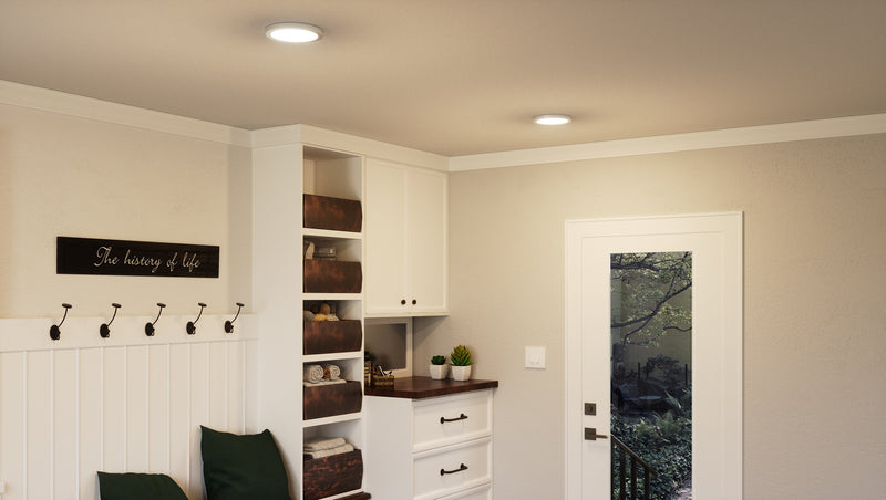 Quoizel OST1708BN LED Flush Mount, Brushed Nickel