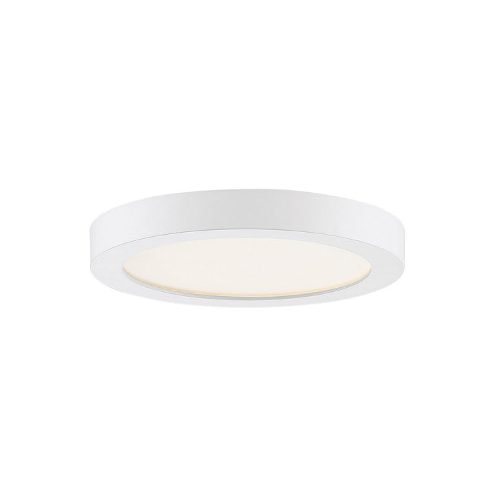 Quoizel OST1708W LED Flush Mount, Matte White