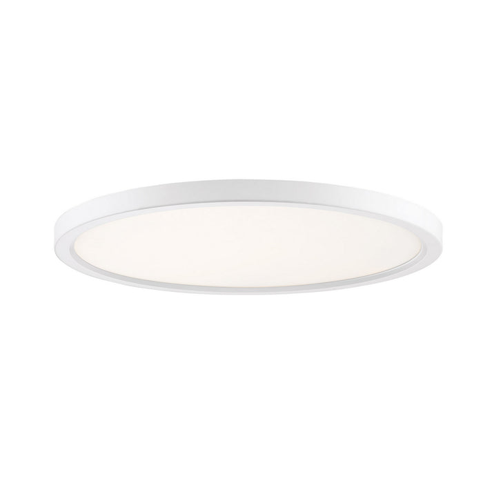 Quoizel OST1720W LED Flush Mount, Matte White