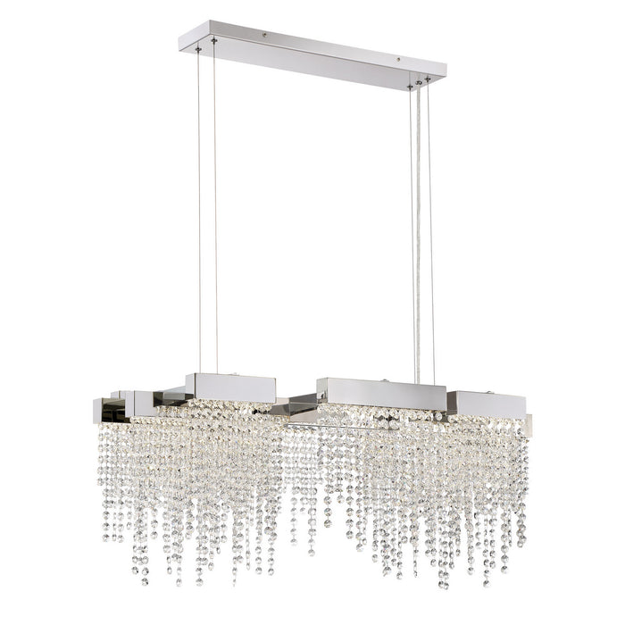 Quoizel PCCL1033PK LED Island Chandelier, Polished Nickel