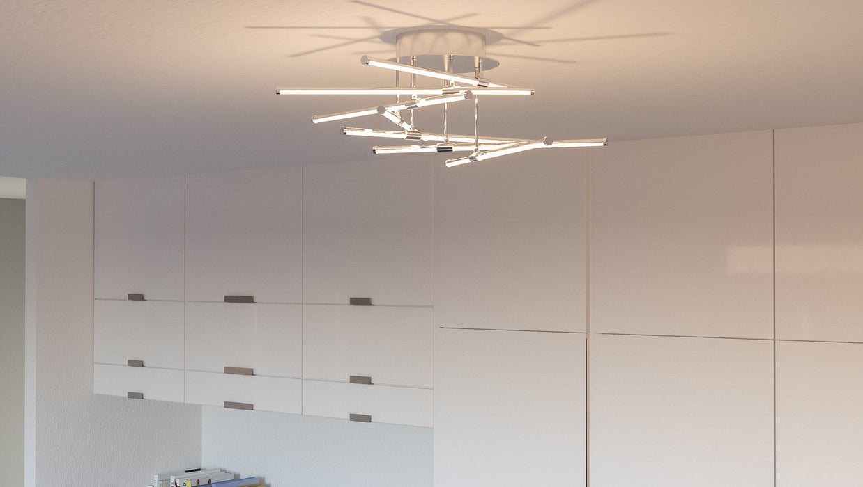 Quoizel PCLS1722C Semi Flush Mount, Polished Chrome