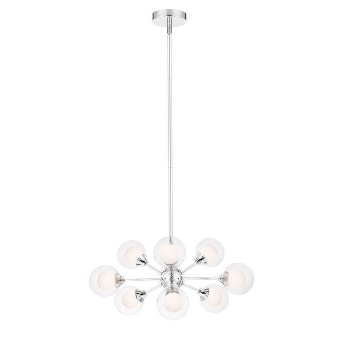 Quoizel PCSB5009C Nine Light Chandelier, Polished Chrome