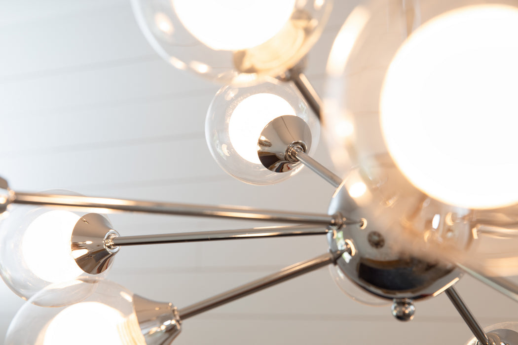 Quoizel PCSB5012C 12 Light Chandelier, Polished Chrome