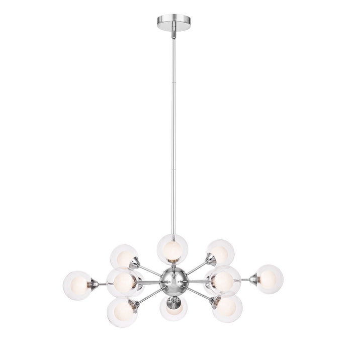 Quoizel PCSB5012C 12 Light Chandelier, Polished Chrome