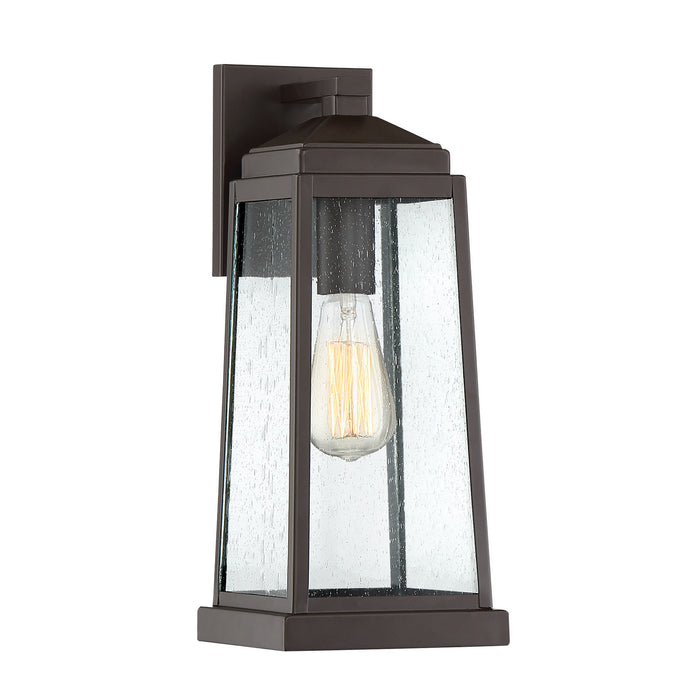 Quoizel RNL8407WT One Light Outdoor Wall Lantern, Western Bronze