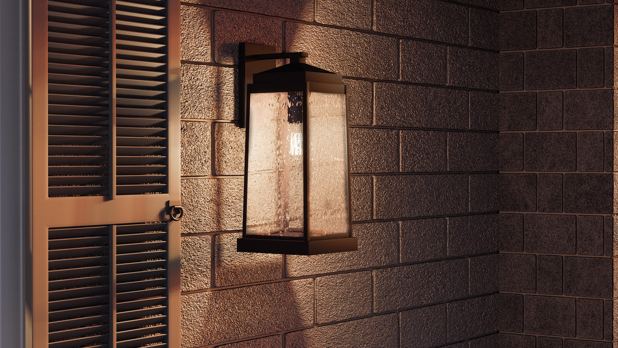 Quoizel RNL8408WT One Light Outdoor Wall Lantern, Western Bronze