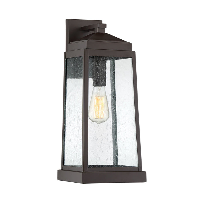 Quoizel RNL8408WT One Light Outdoor Wall Lantern, Western Bronze