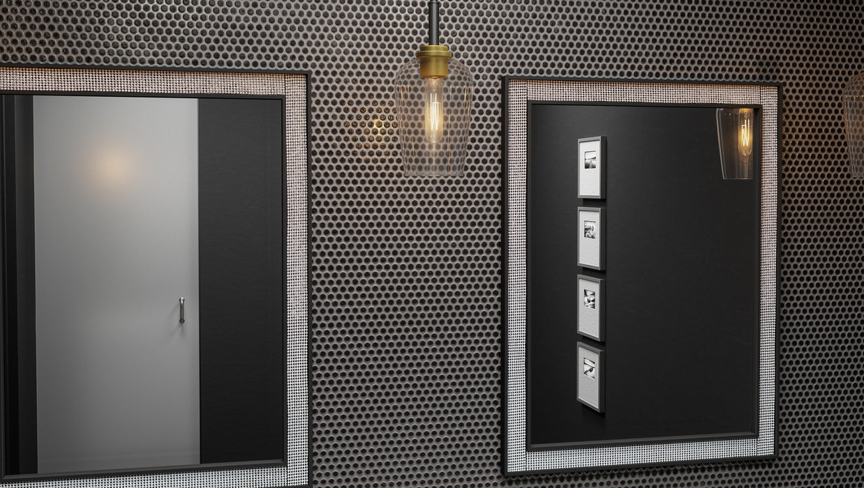 Quoizel SGR1505EK One Light Mini Pendant, Earth Black