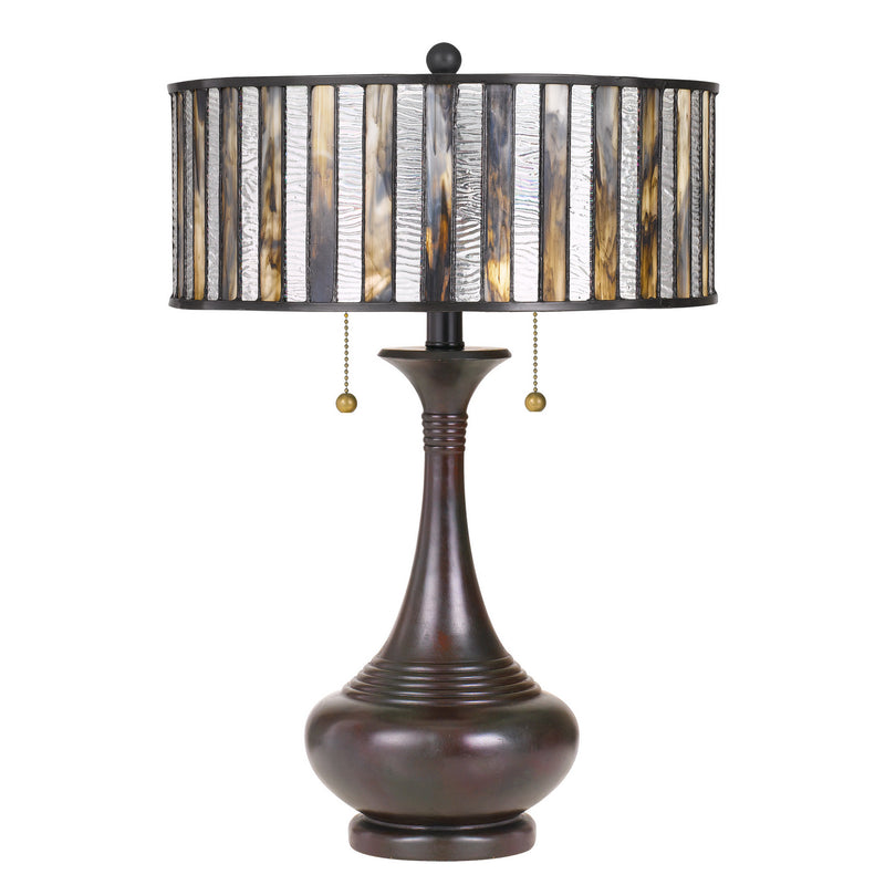 Quoizel TF3334TVA Two Light Table Lamp, Valiant Bronze