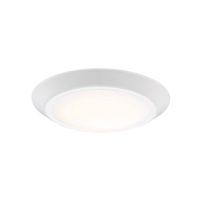 Quoizel VRG1608W Flush Mount, Matte White
