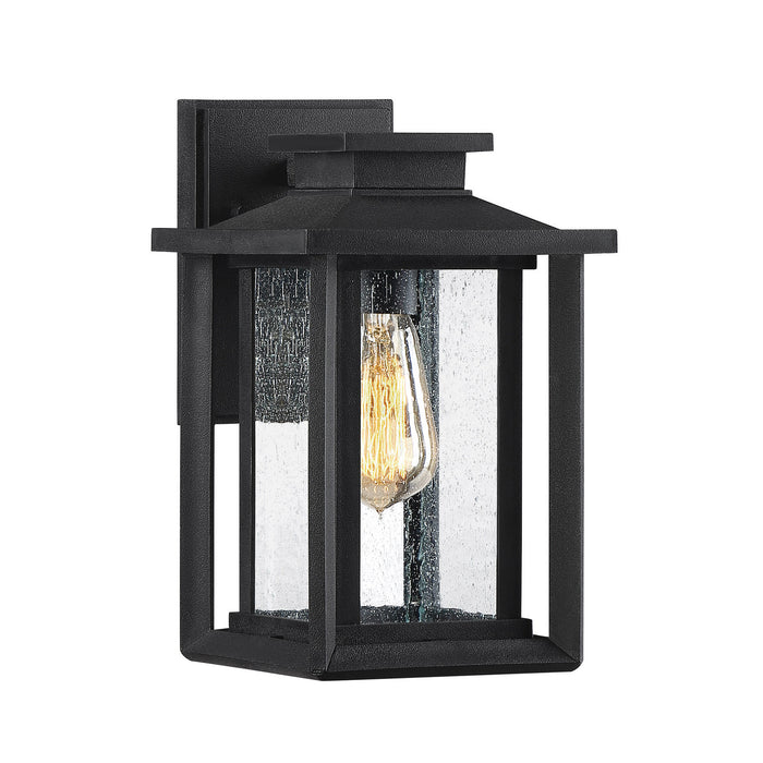 Quoizel WKF8407EK One Light Outdoor Wall Lantern, Earth Black