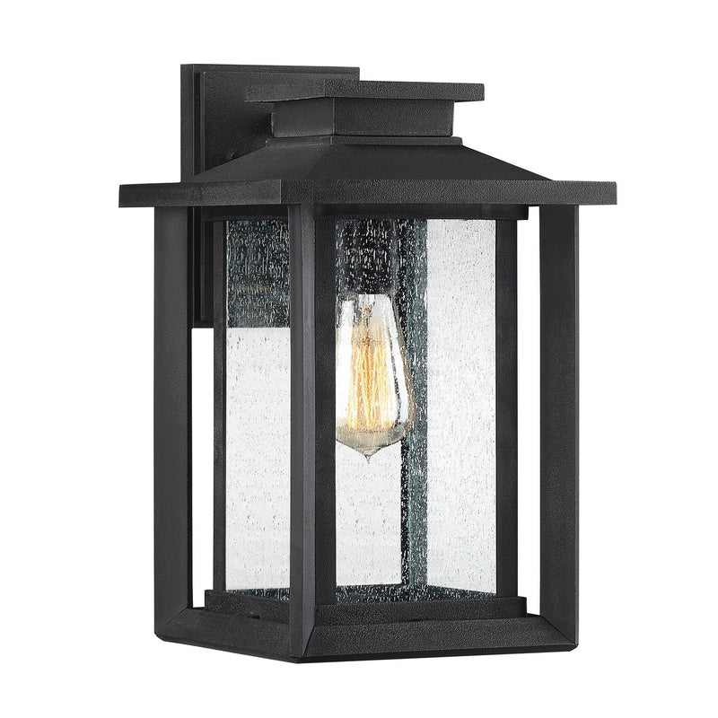 Quoizel WKF8409EK One Light Outdoor Wall Lantern, Earth Black