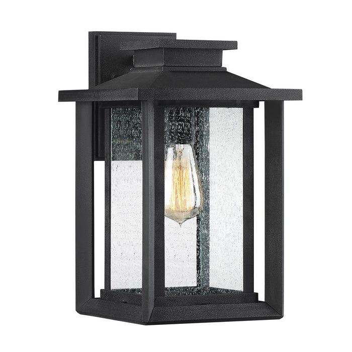 Quoizel WKF8409EK One Light Outdoor Wall Lantern, Earth Black