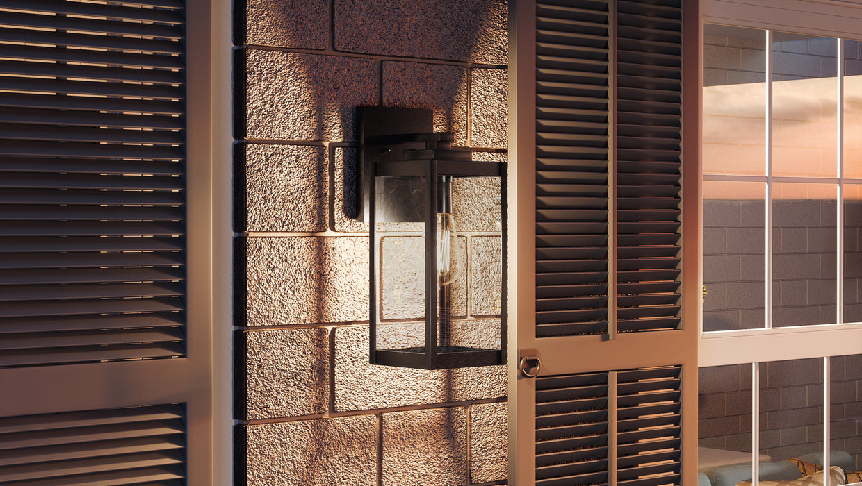 Quoizel WVR8405EK One Light Outdoor Wall Lantern, Earth Black