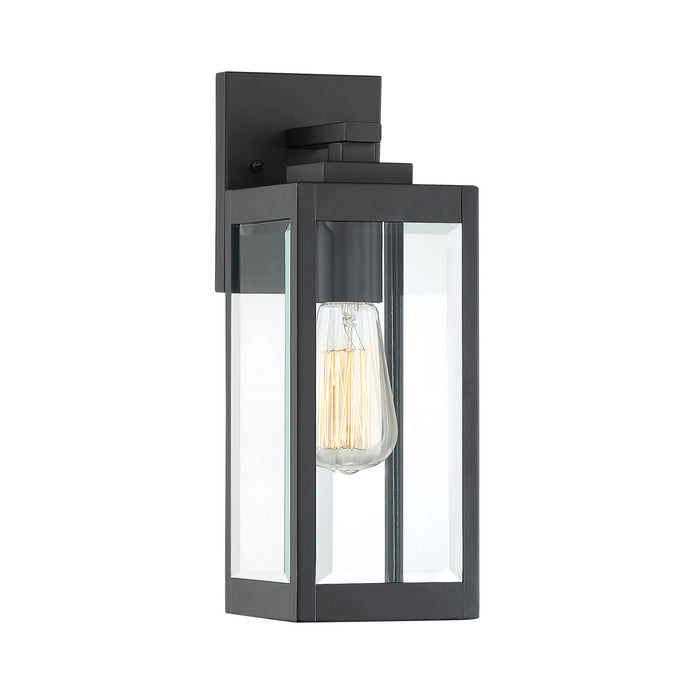 Quoizel WVR8405EK One Light Outdoor Wall Lantern, Earth Black