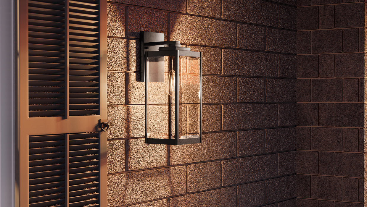 Quoizel WVR8406EK One Light Outdoor Wall Lantern, Earth Black