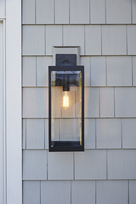 Quoizel WVR8407EK One Light Outdoor Wall Lantern, Earth Black