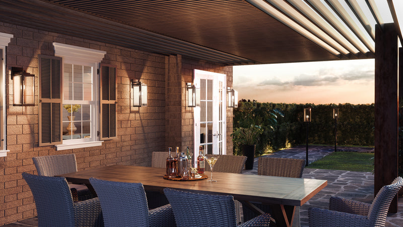 Quoizel WVR9007EK One Light Outdoor Post Mount, Earth Black