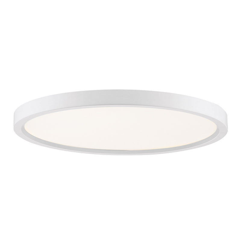 Quoizel OST1715W LED Flush Mount, Matte White