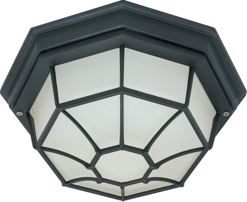 Nuvo Lighting 60-3452 One Light Flush Mount, Textured Black