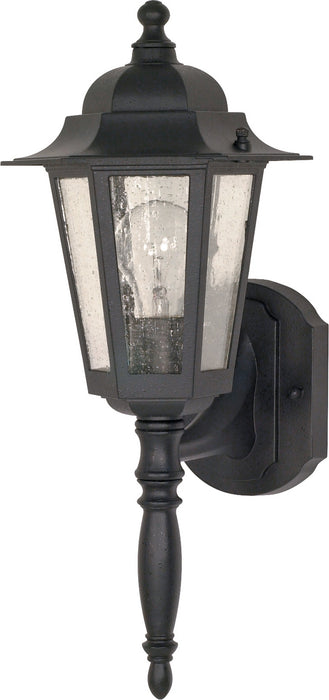 Nuvo Lighting 60-3472 One Light Wall Lantern, Textured Black