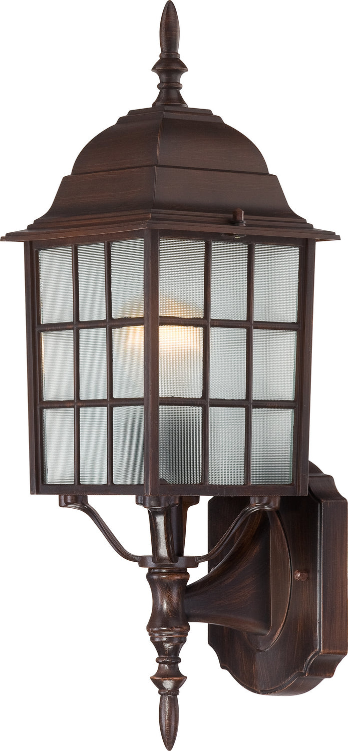 Nuvo Lighting 60-3478 One Light Wall Lantern, Rustic Bronze
