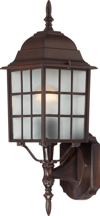 Nuvo Lighting 60-3478 One Light Wall Lantern, Rustic Bronze