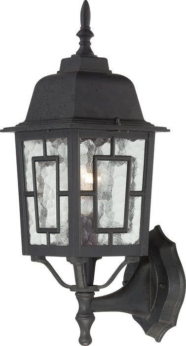 Nuvo Lighting 60-3489 One Light Wall Lantern, Textured Black