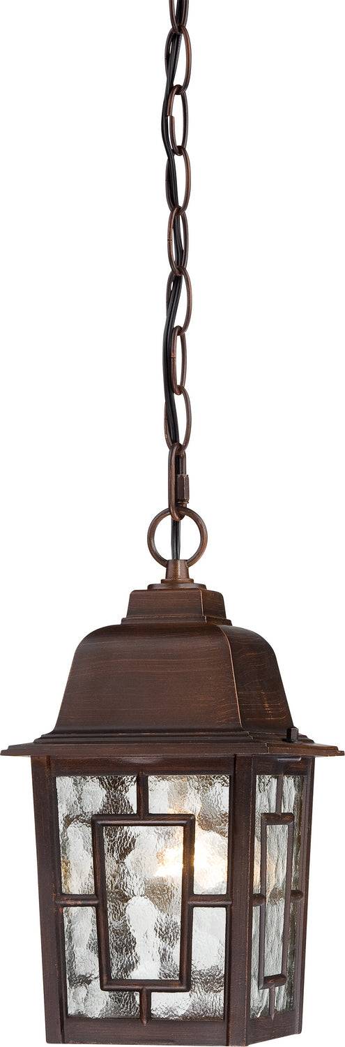 Nuvo Lighting 60-3490 One Light Hanging Lantern, Rustic Bronze