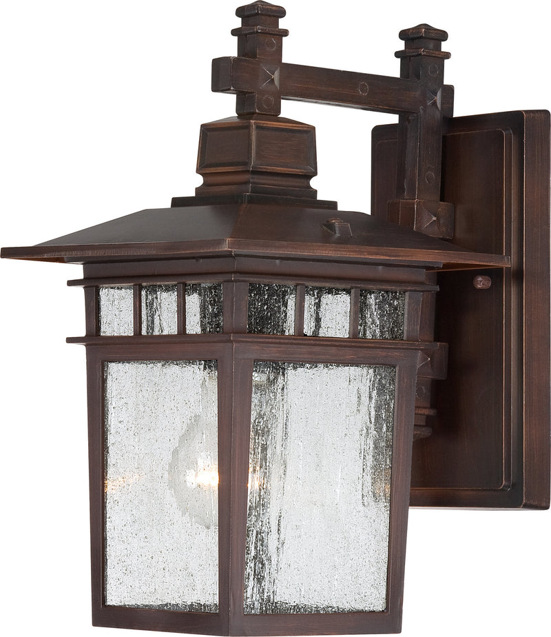 Nuvo Lighting 60-3492 One Light Wall Lantern, Rustic Bronze