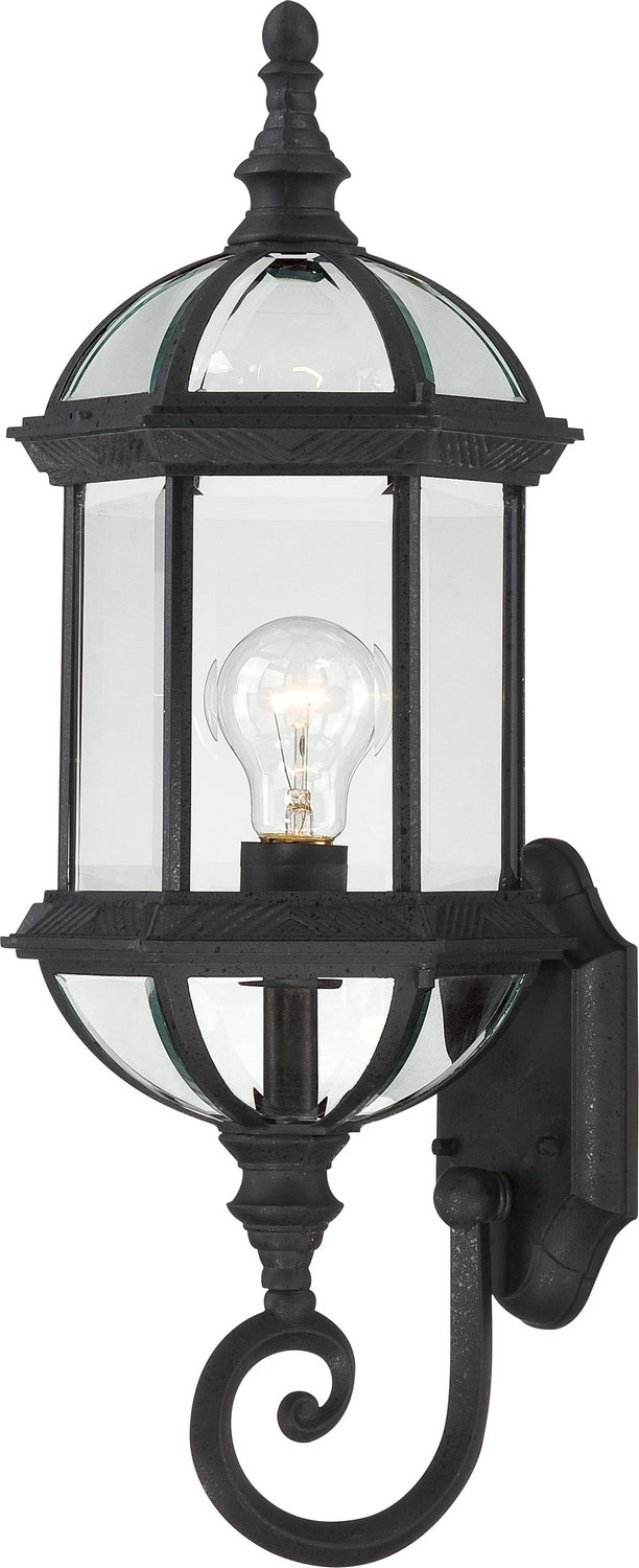 Nuvo Lighting 60-3499 One Light Wall Lantern, Textured Black