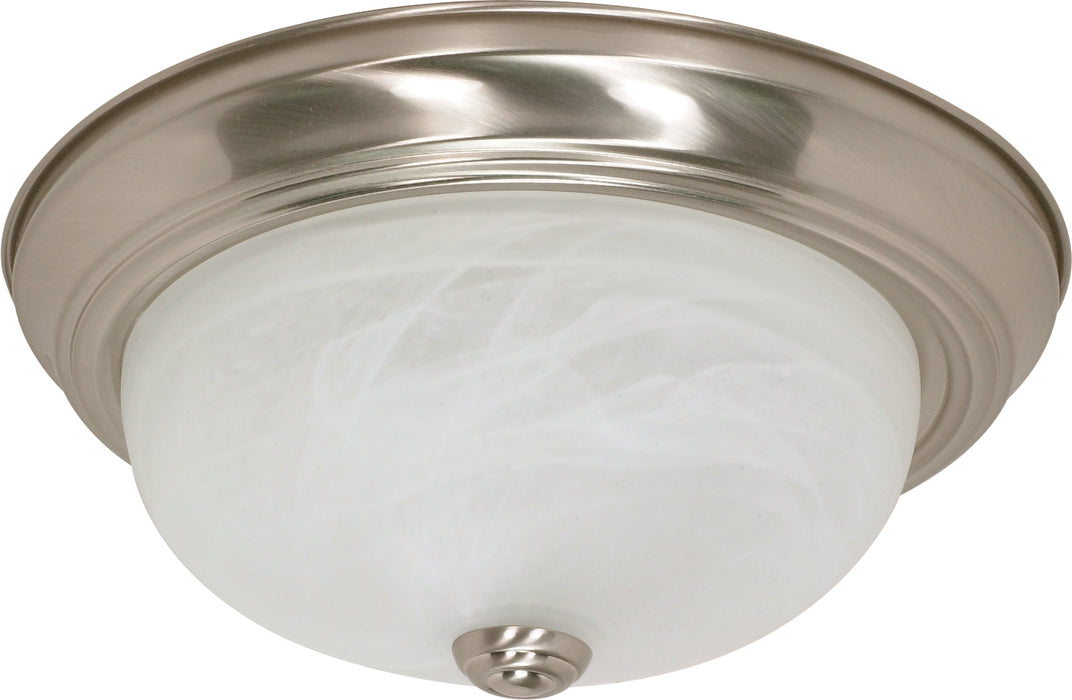 Nuvo Lighting 60-6001 Two Light Flush Mount, Brushed Nickel