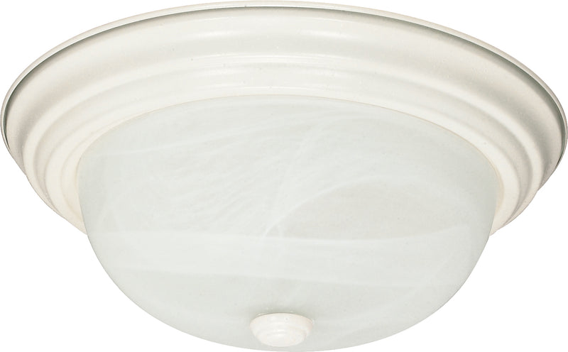 Nuvo Lighting 60-6004 Two Light Flush Mount, Textured White