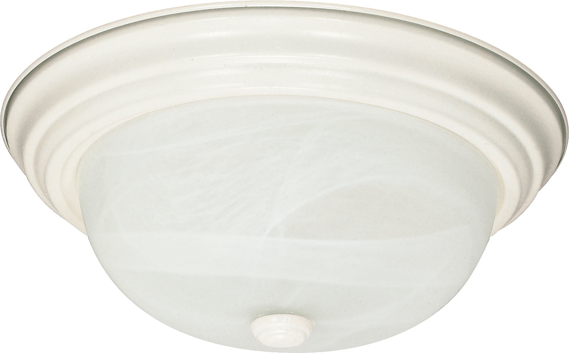 Nuvo Lighting 60-6004 Two Light Flush Mount, Textured White