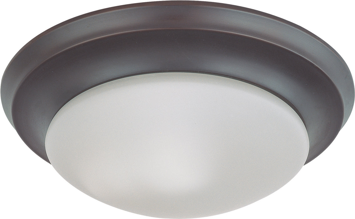 Nuvo Lighting 60-6013 One Light Flush Mount, Mahogany Bronze