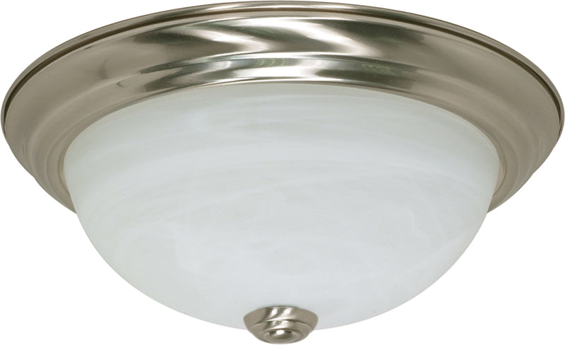 Nuvo Lighting 60-6000 Two Light Flush Mount, Brushed Nickel