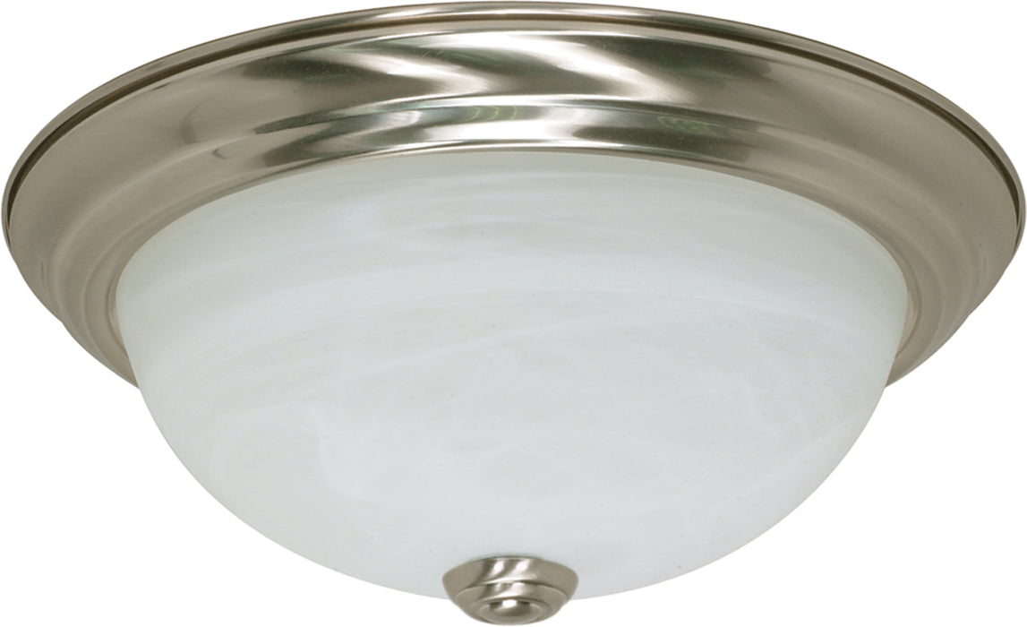 Nuvo Lighting 60-6000 Two Light Flush Mount, Brushed Nickel