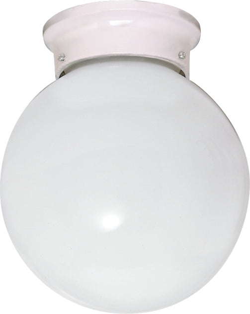 Nuvo Lighting 60-6033 One Light Flush Mount, White