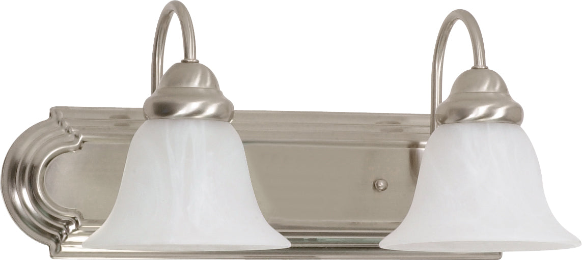 Nuvo Lighting 60-6074 Two Light Vanity, Brushed Nickel
