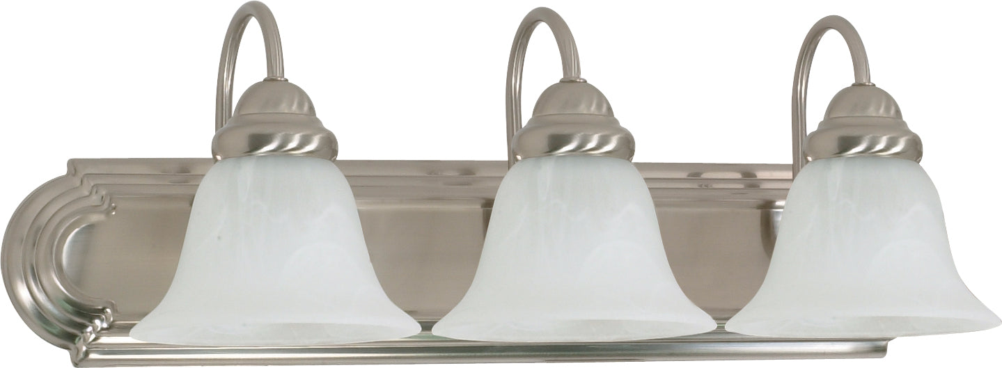 Nuvo Lighting 60-6075 Three Light Vanity, Brushed Nickel