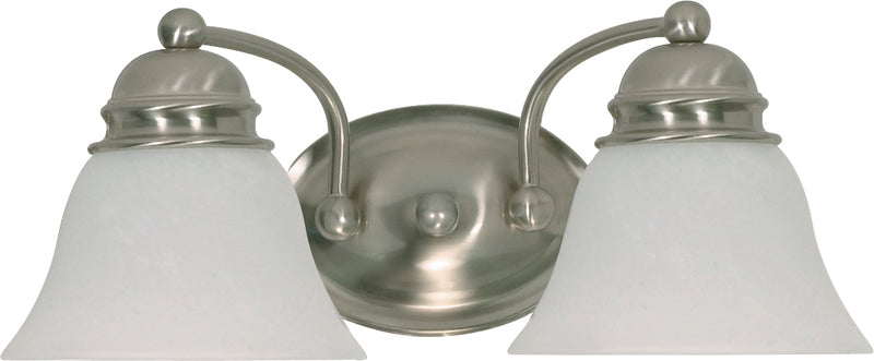 Nuvo Lighting 60-6078 Two Light Vanity, Brushed Nickel