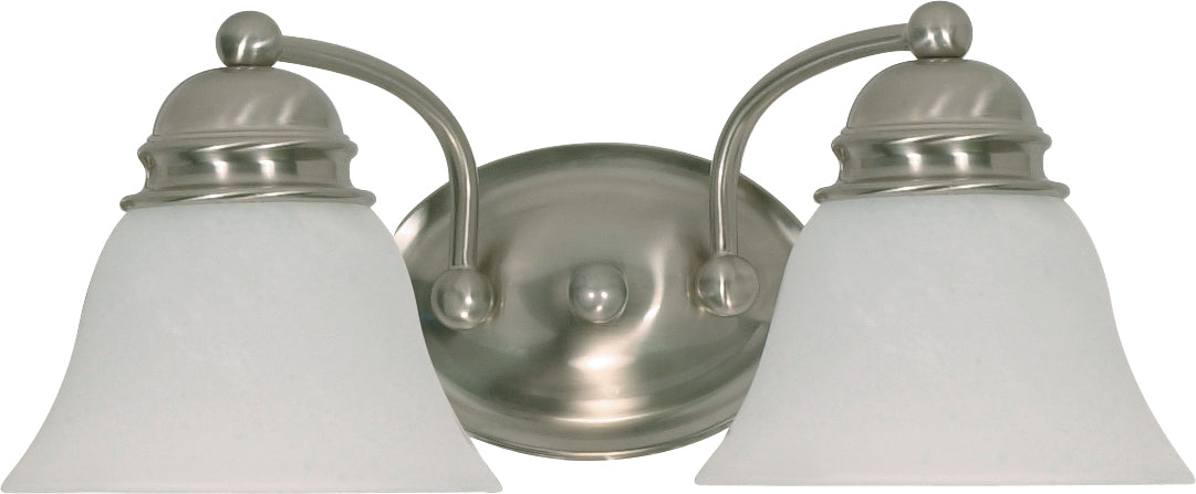 Nuvo Lighting 60-6078 Two Light Vanity, Brushed Nickel