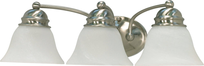 Nuvo Lighting 60-6079 Three Light Vanity, Brushed Nickel