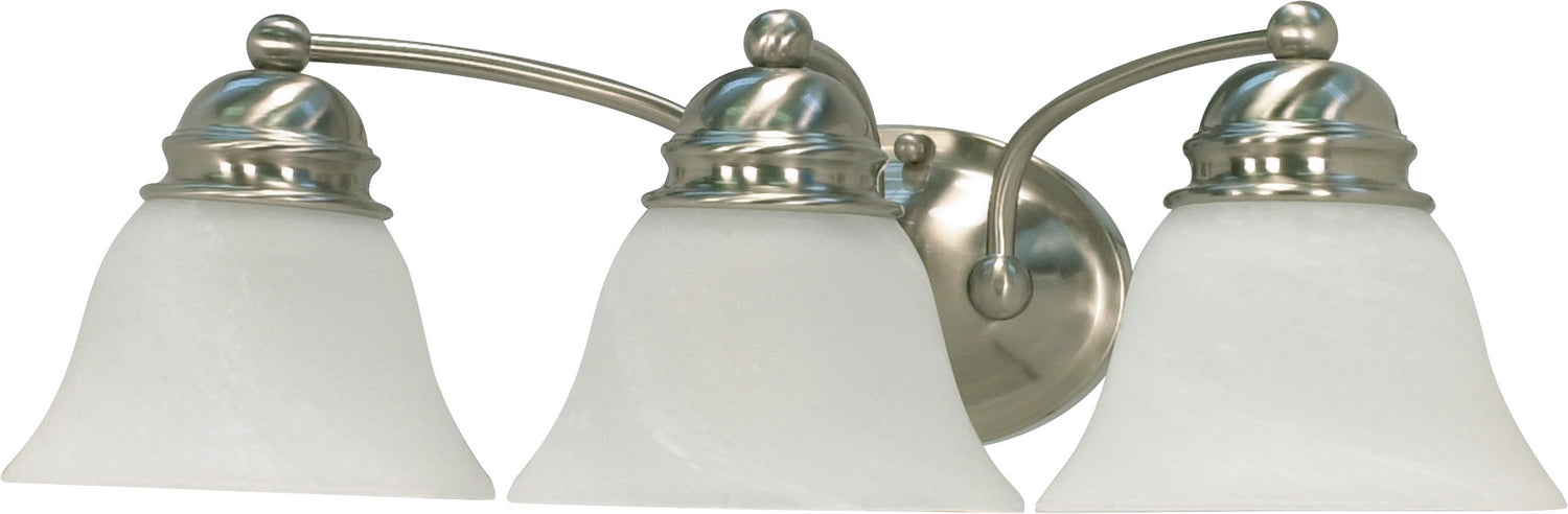 Nuvo Lighting 60-6079 Three Light Vanity, Brushed Nickel