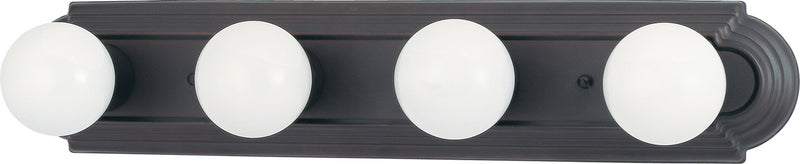Nuvo Lighting 60-6081 Four Light Vanity, Mahogany Bronze
